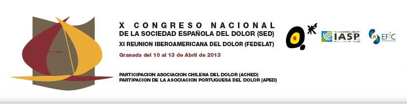 X Congreso de la Sociedad Española de Dolor, Granada, Abril 2013
